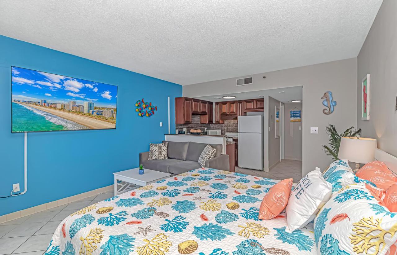 Ocean Front Studio With Panoramic Views! Palace Resort 1001 Миртл-Бич Экстерьер фото